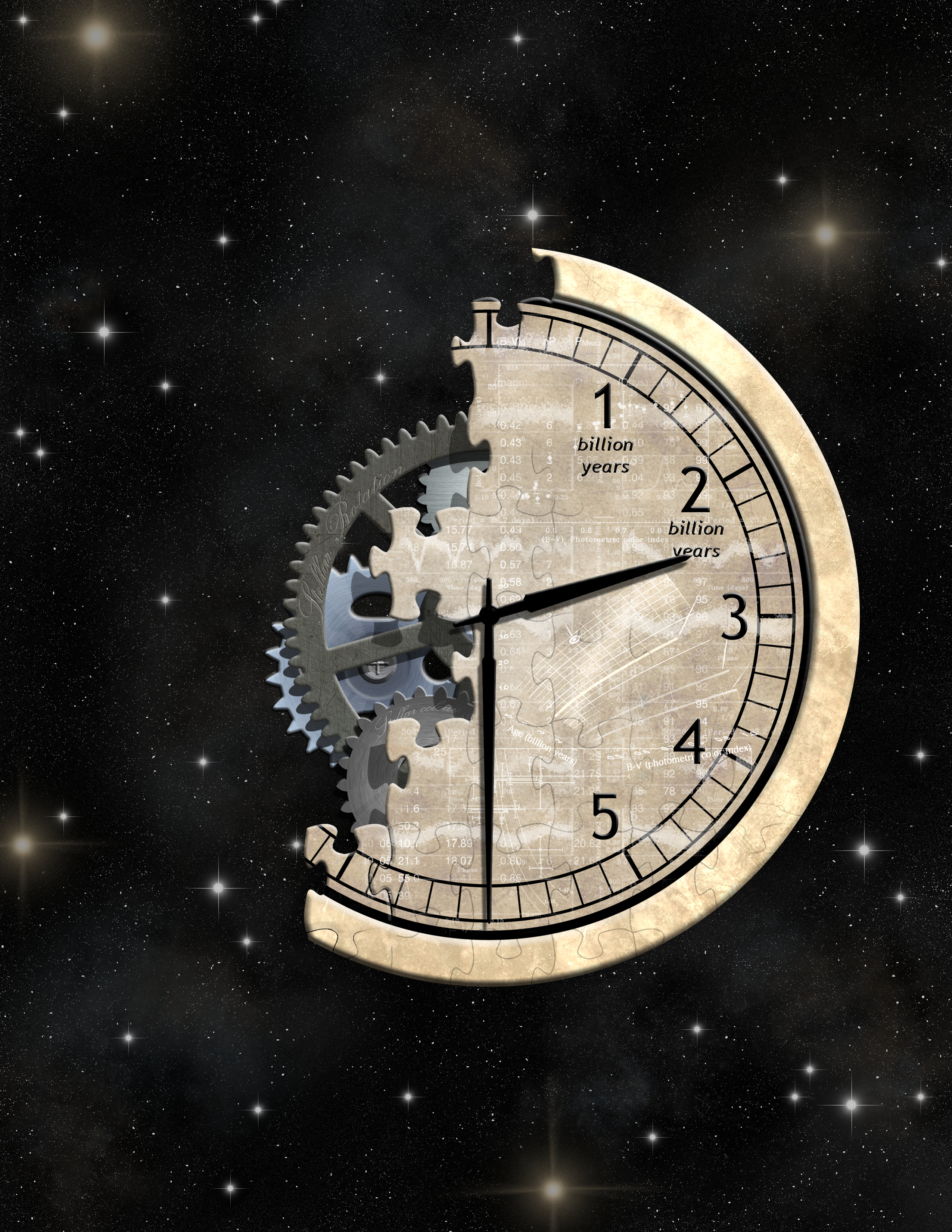 Artist&#039;s Impression of Cosmic Clock