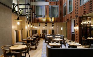 the restaurant at Puro Hotel — Gdansk
