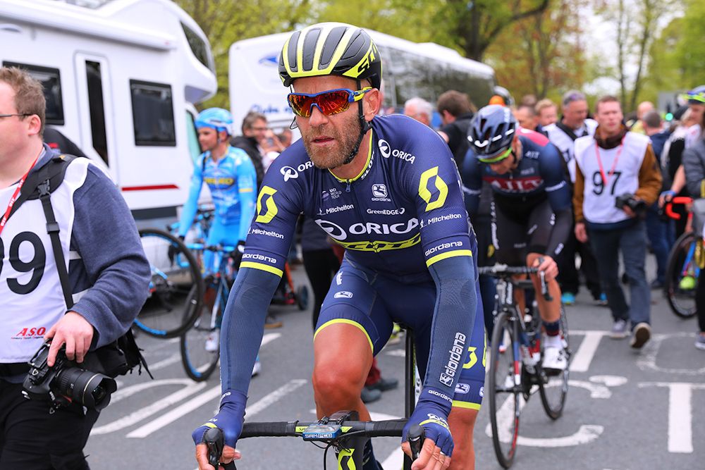 Svein Tuft finishes stage 2 at the Tour de Yorkshire