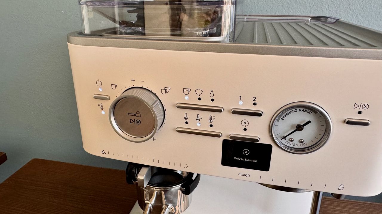 KitchenAid Semi-Automatic Espresso Machine control buttons