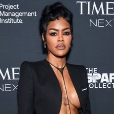 Teyana Taylor attended the Time100 Next Gala in a sheer naked dress