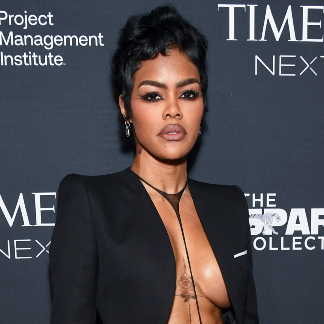Teyana Taylor attended the Time100 Next Gala in a sheer naked dress