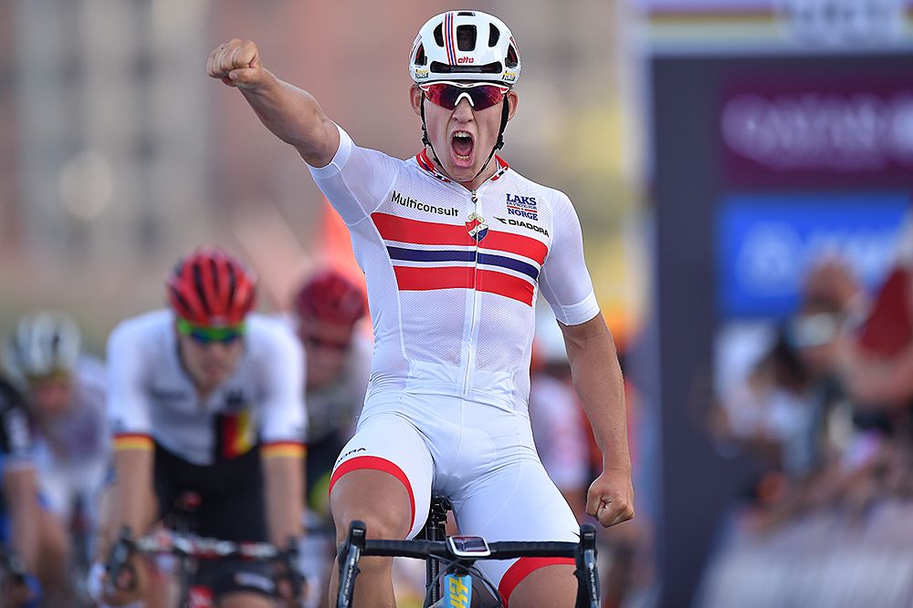 Kristoffer Halvorsen of Norway is the U23 world champion