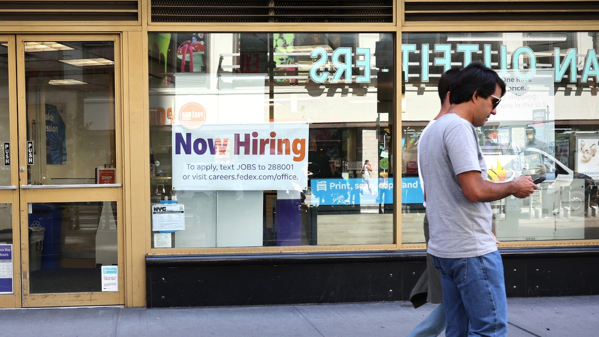 US job growth revised downward