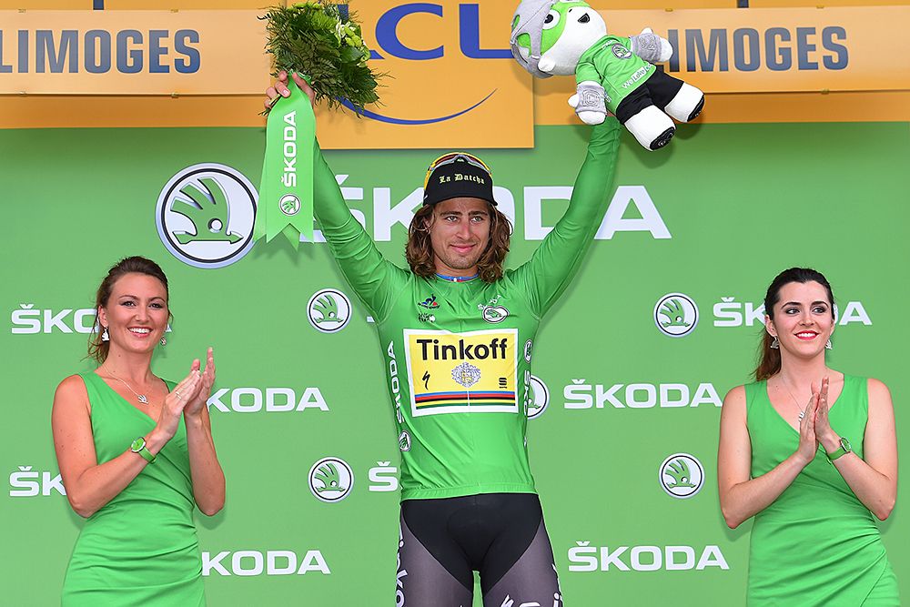 Peter Sagan is also leading the points classification