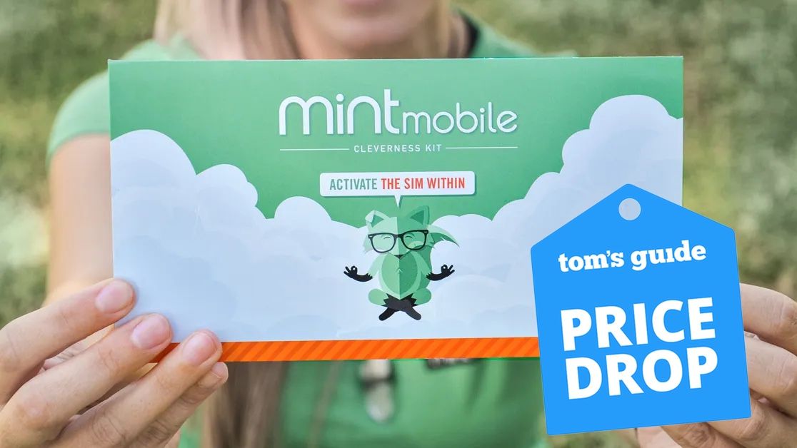 Mint Mobile unlimited data deal with badge