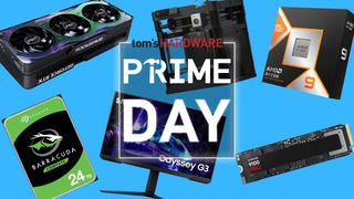 Prime Day 2025 cover image featuring various computer components