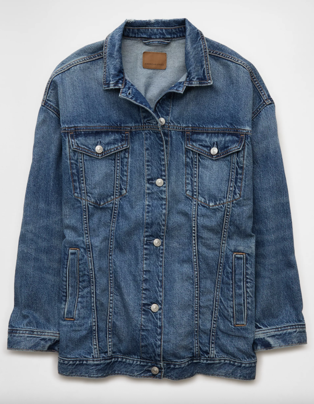 AE, Ae Oversized Boyfriend Denim Jacket