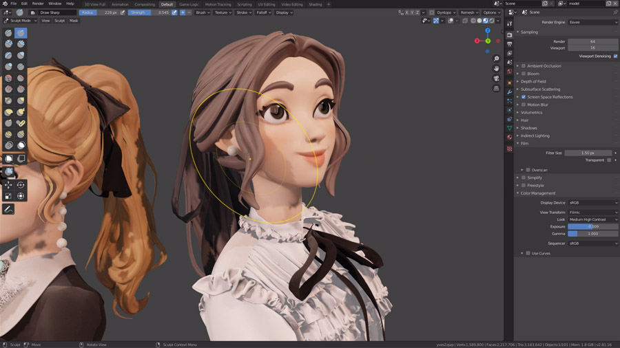 Version 2.8 was a milestone release for this hugely popular free 3D software
