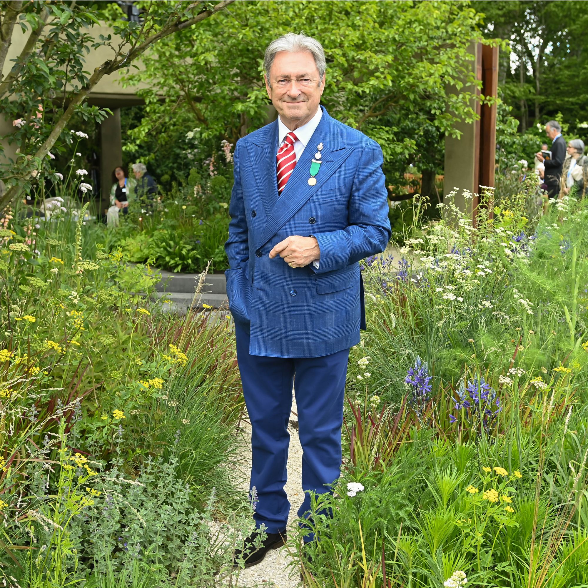 Alan Titchmarsh in The Killik &amp; Co 'A Seed in Time' Garden at the RHS Chelsea Flower Show 2026