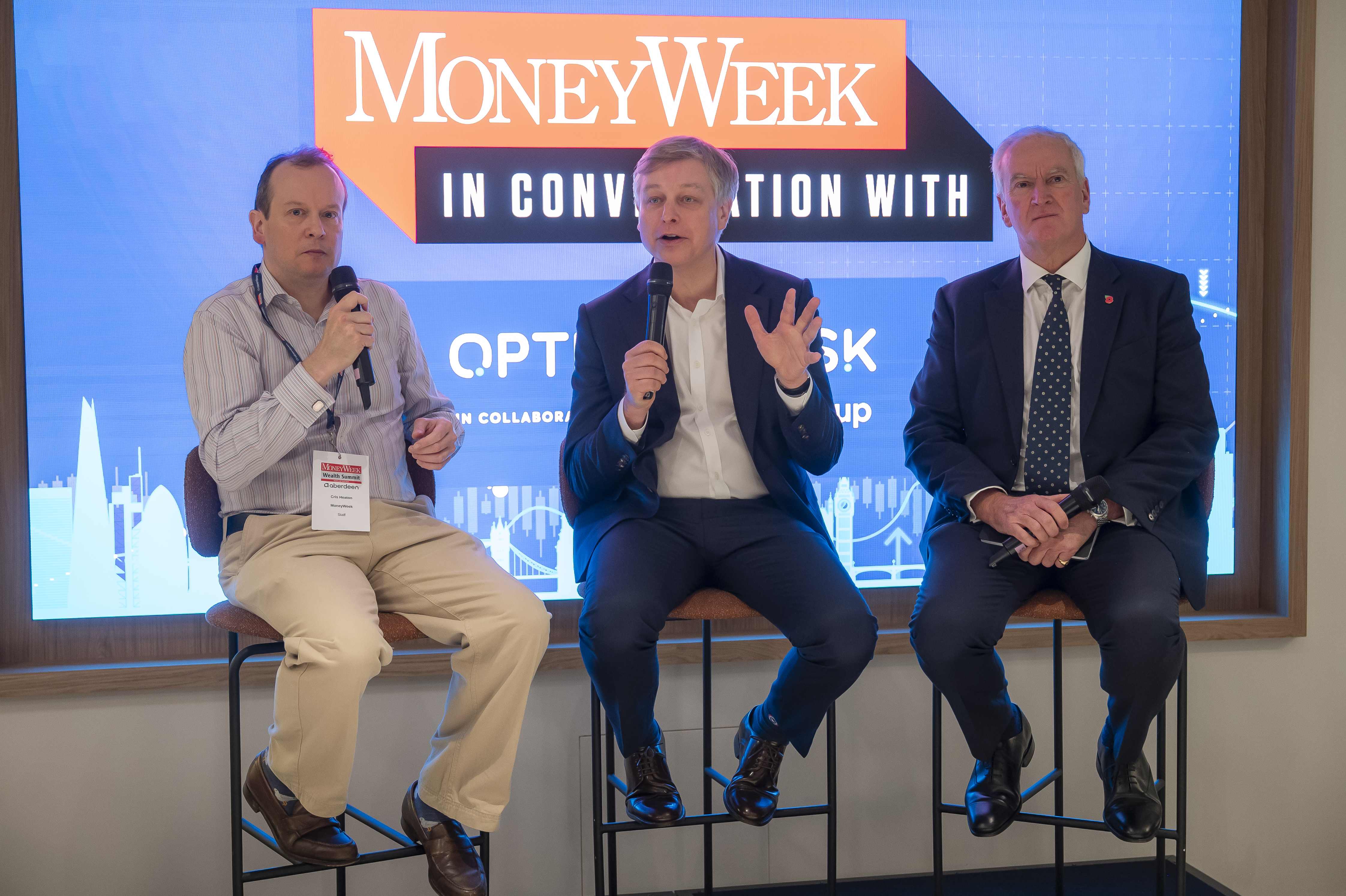Cris Heaton, James Proudlock of OptionsDesk and Erik Norland of CME Group
