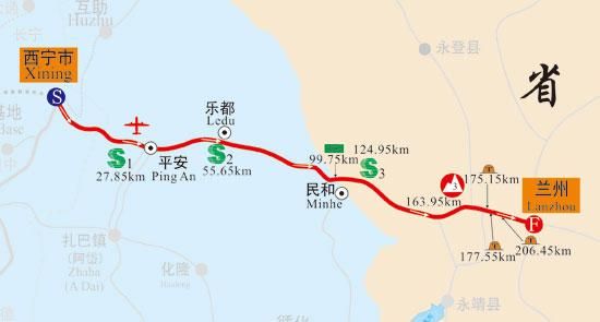 Tour of Qinghai Lake - Stage 8 Map