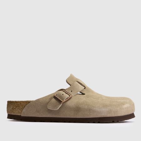 Birkenstock Boston Clog in Taupe