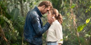 Alexander Skarsgard as Randall Flagg and Odessa Young as Fran Goldsmith in The Stand