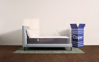 Casper Hybrid mattress on bed
