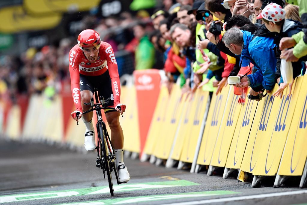 Thomas De Gendt on stage 1 of the Tour de France