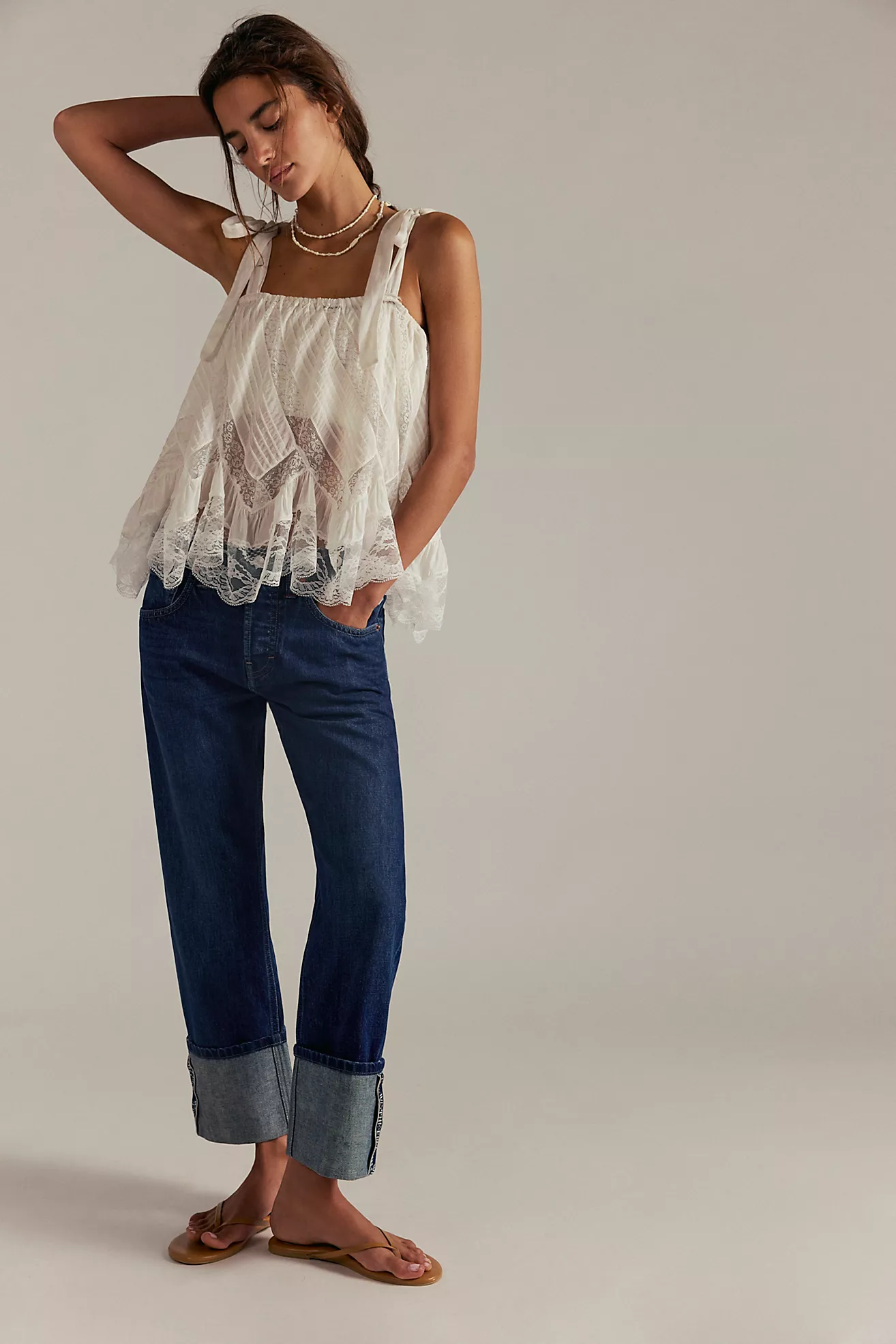 We the Free Slim Shade Selvedge Jeans