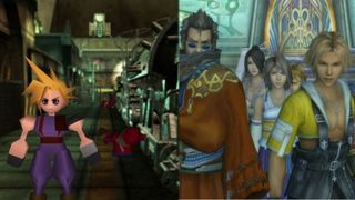 Final Fantasy 7 and Final Fantasy 10