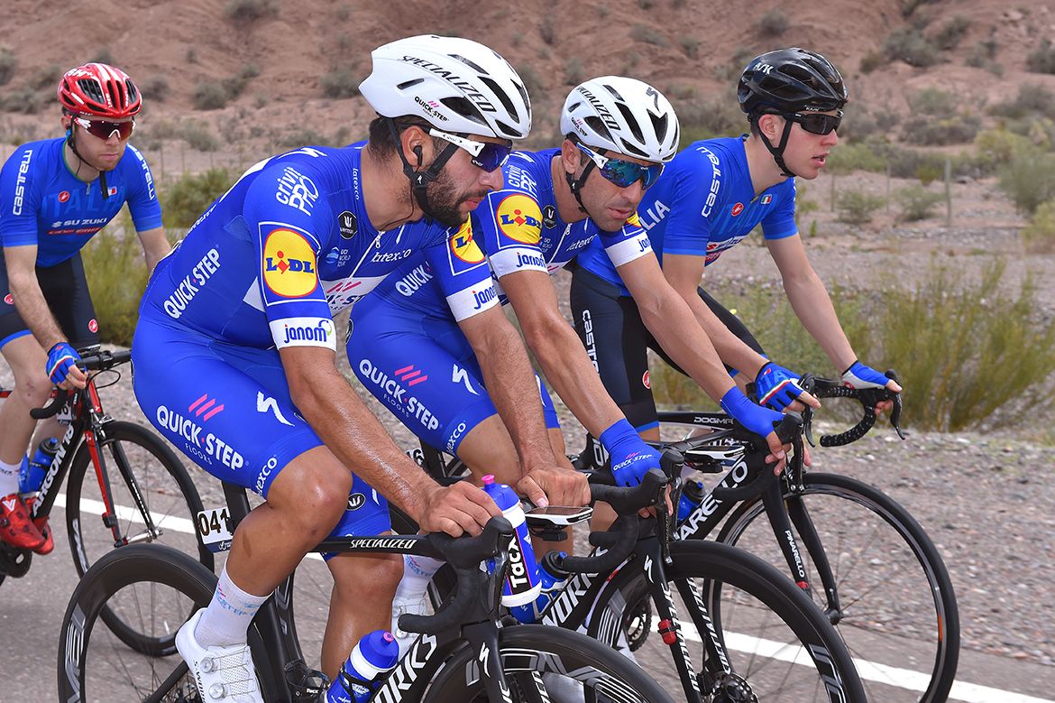 Max Richeze and Fernando Gaviria (Quick-Step Floors)