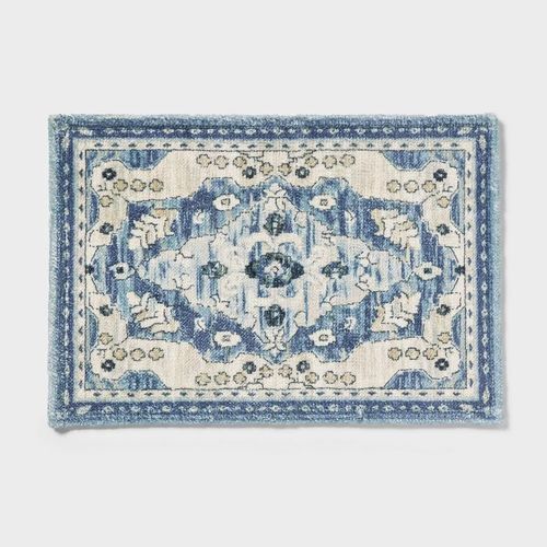 Medallion Bath Rug Blue &ndash; Threshold&trade;