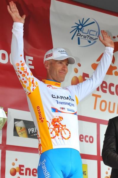 Svein Tuft maintained the leader's jersey he's held since the prologue.