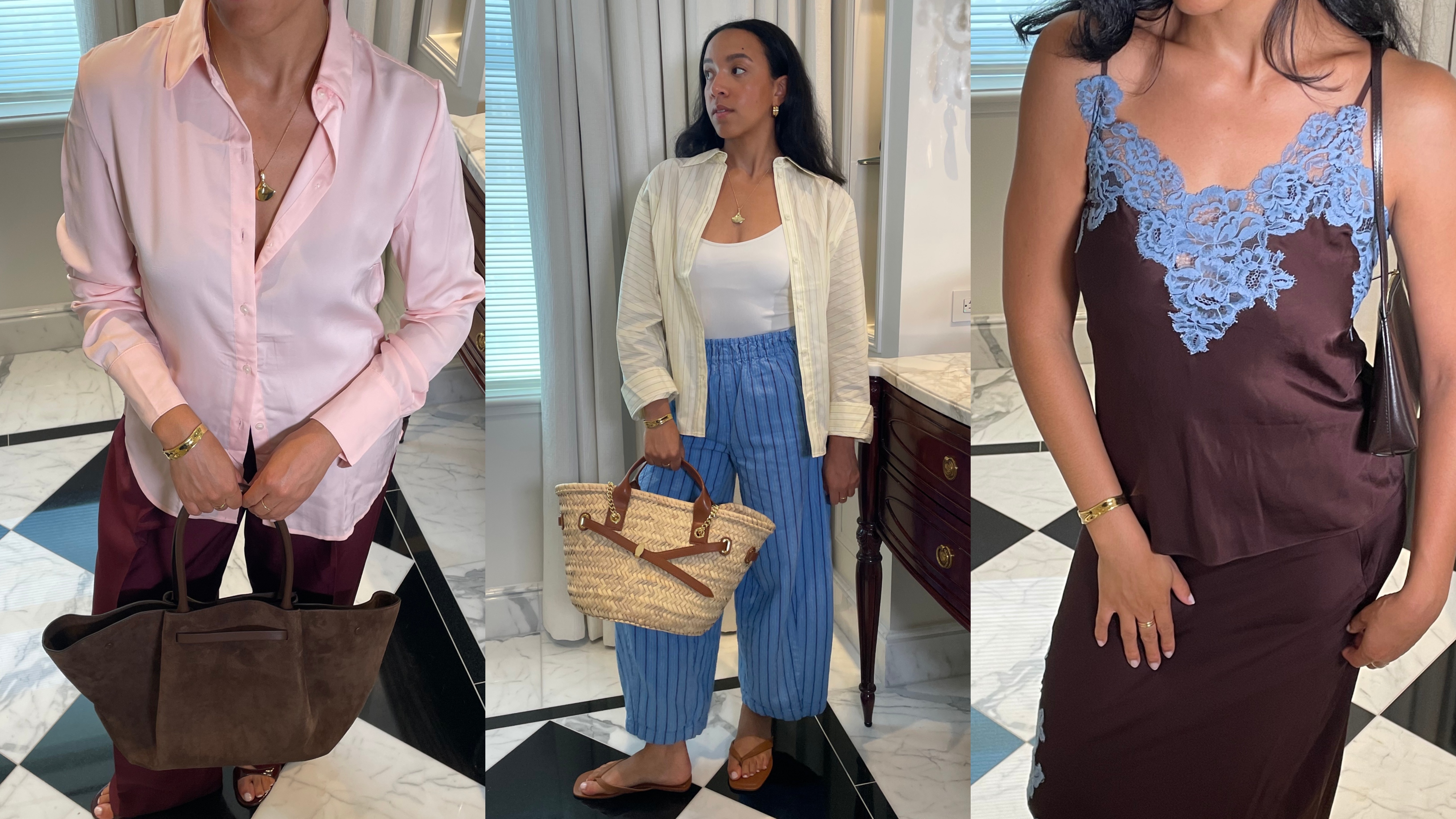 Lauren Tappan wearing summer 2026 color combinations 