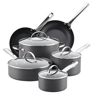 Farberware Hard Anodized 14-Piece Cookware Pots and Pans Set