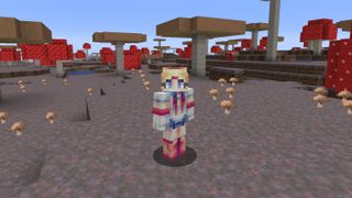 An anime Minecraft skin of Sailor Moon in her sailor scout uniform