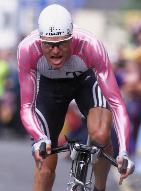 Bjarne Riis in the 1996 Tour de France.