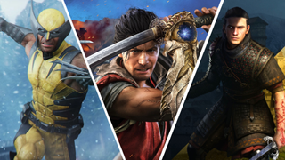 Screenshots of Marvel's Wolverine, Onimusha: Way of the Sword, and The Blood of Dawnwalker