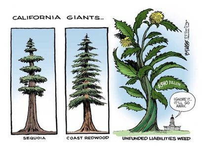 Political cartoon California marijuana