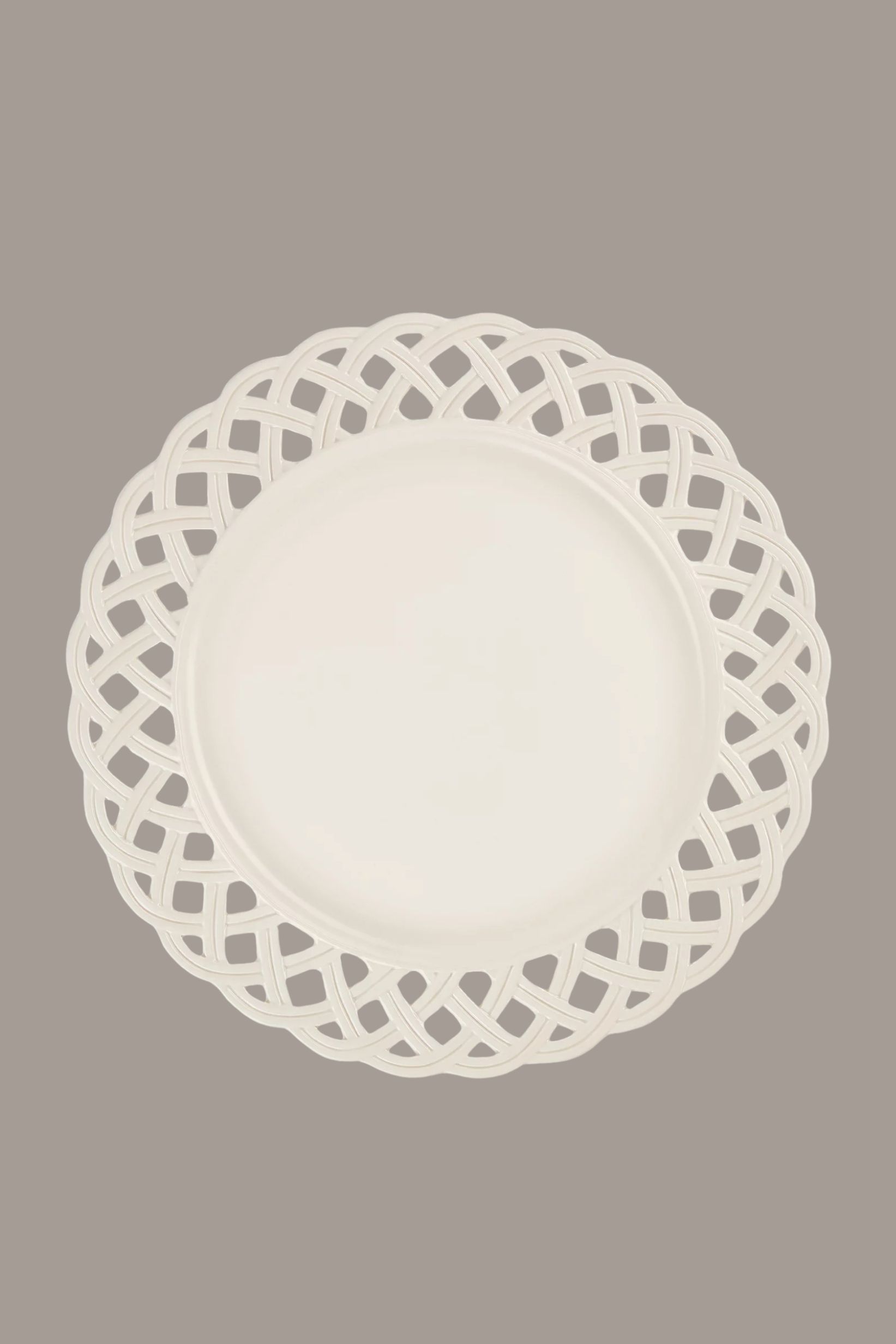 Dior, Decorative Plate With White Openwork Details