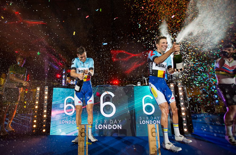 De Ketele and De Pauw celebrate their 2016 Six day London win