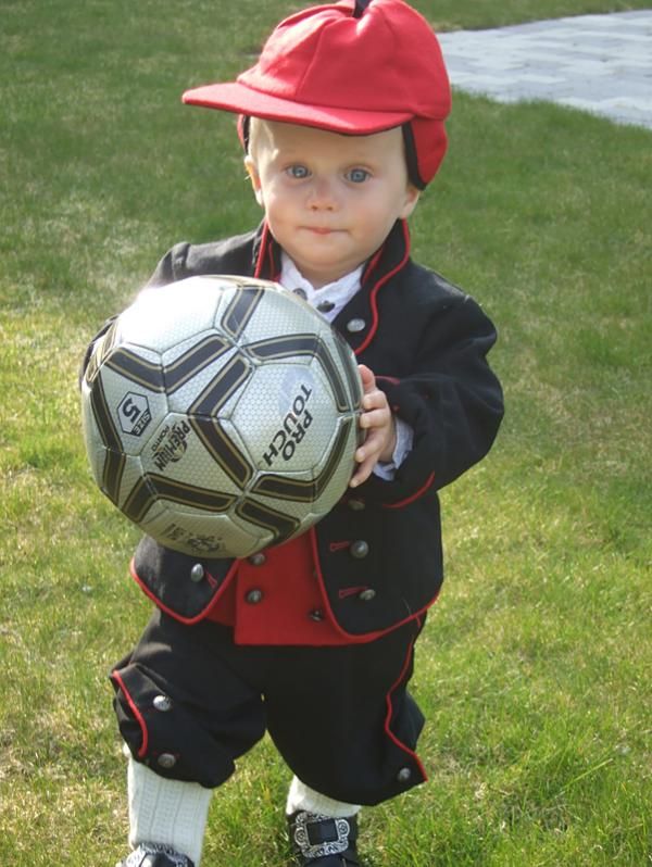 The newest soccer player in the Dahle-Flesjaa family.
