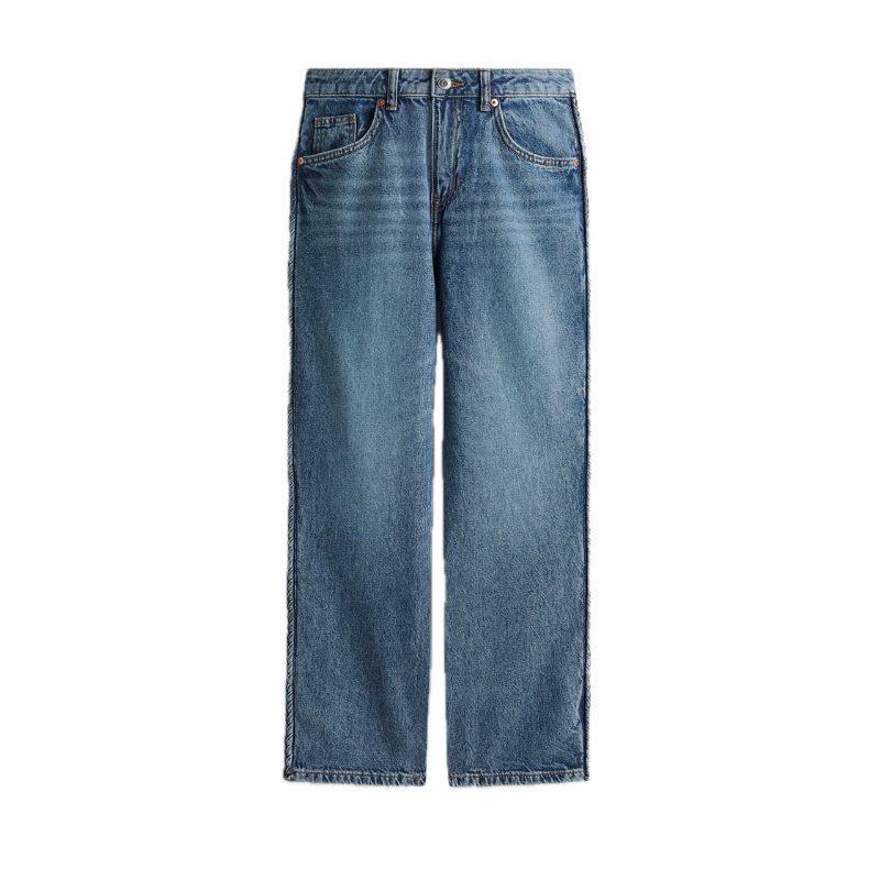 H&M, Straight Leg Ankle Jeans 