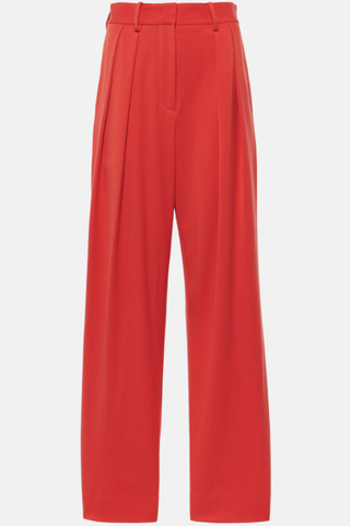 Luisa Pleated Wide-Leg Pants