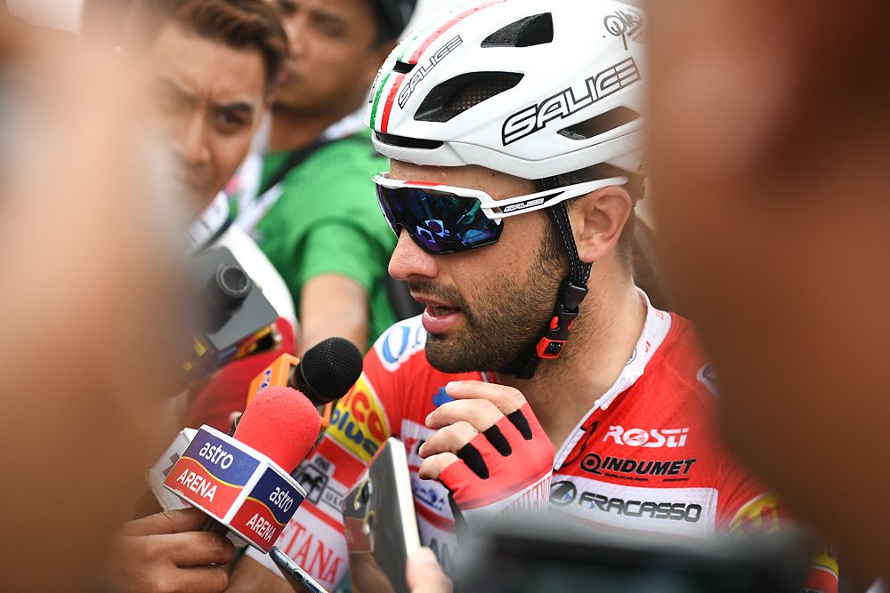 Matteo Pelucchi (Androni Giocattoli-Sidermec) doubled his tally at the Tour de Langkawi