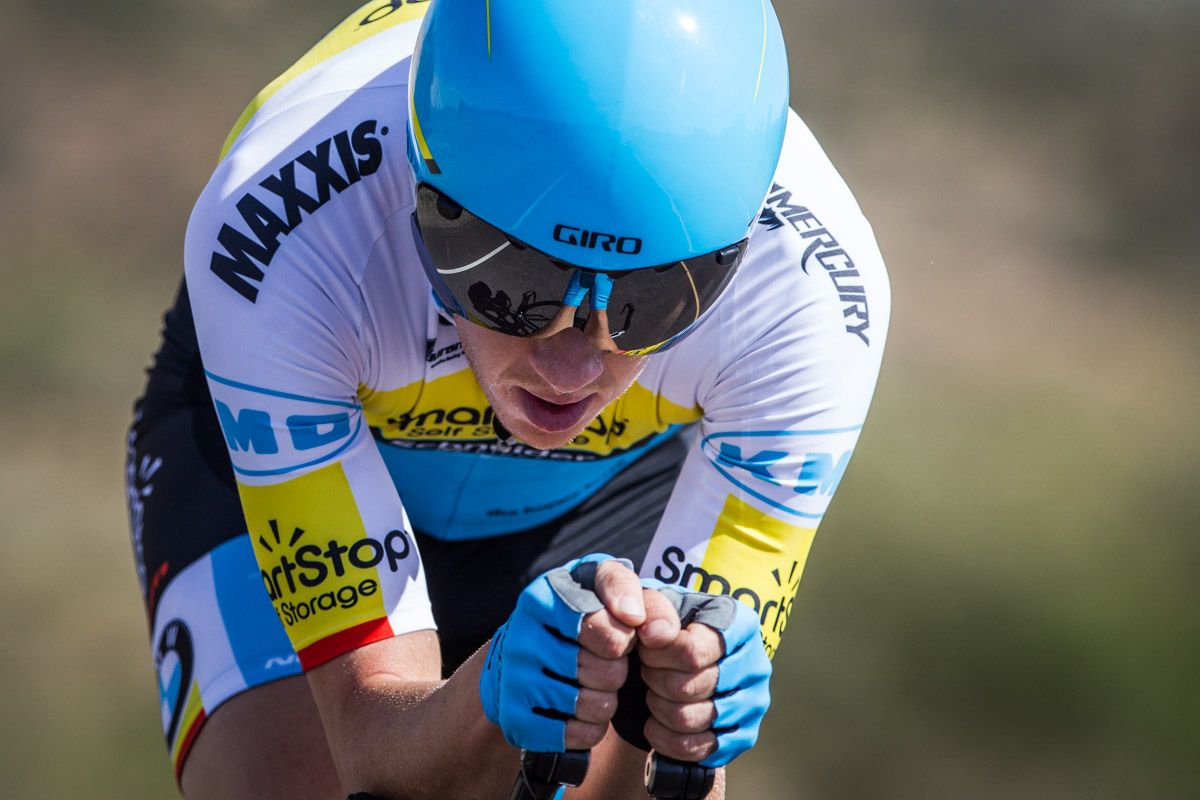 Rob Britton (SmartStop) held on for second place today.
