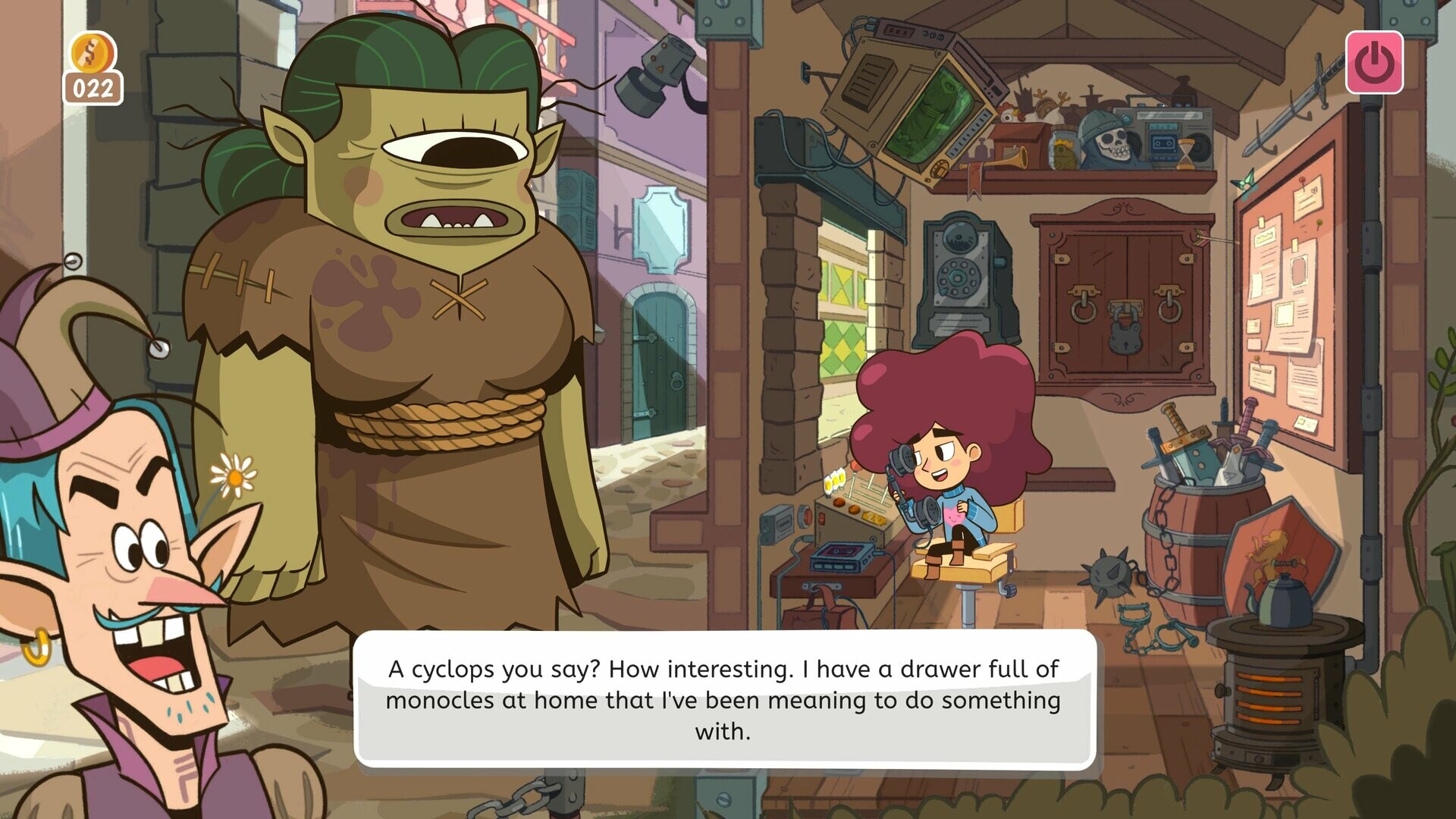 In-game screenshot of Lil' Guardsman