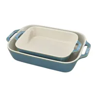 Staub Ceramique Rectangular Baking Dishes Set of Two