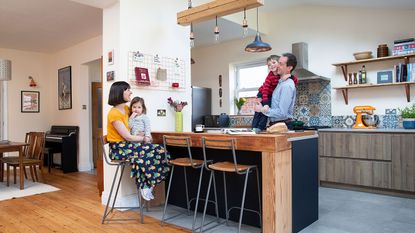 Starting with the loft, Beth and Jon Miller worked their way through every floor of their three-storey house, creating a home that flows