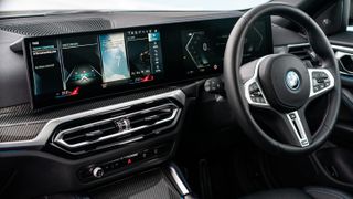 bmw i4 interior with right hand drive