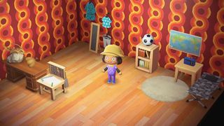 Animal Crossing: Retro ‘70s wallpaper for a funky throwback
