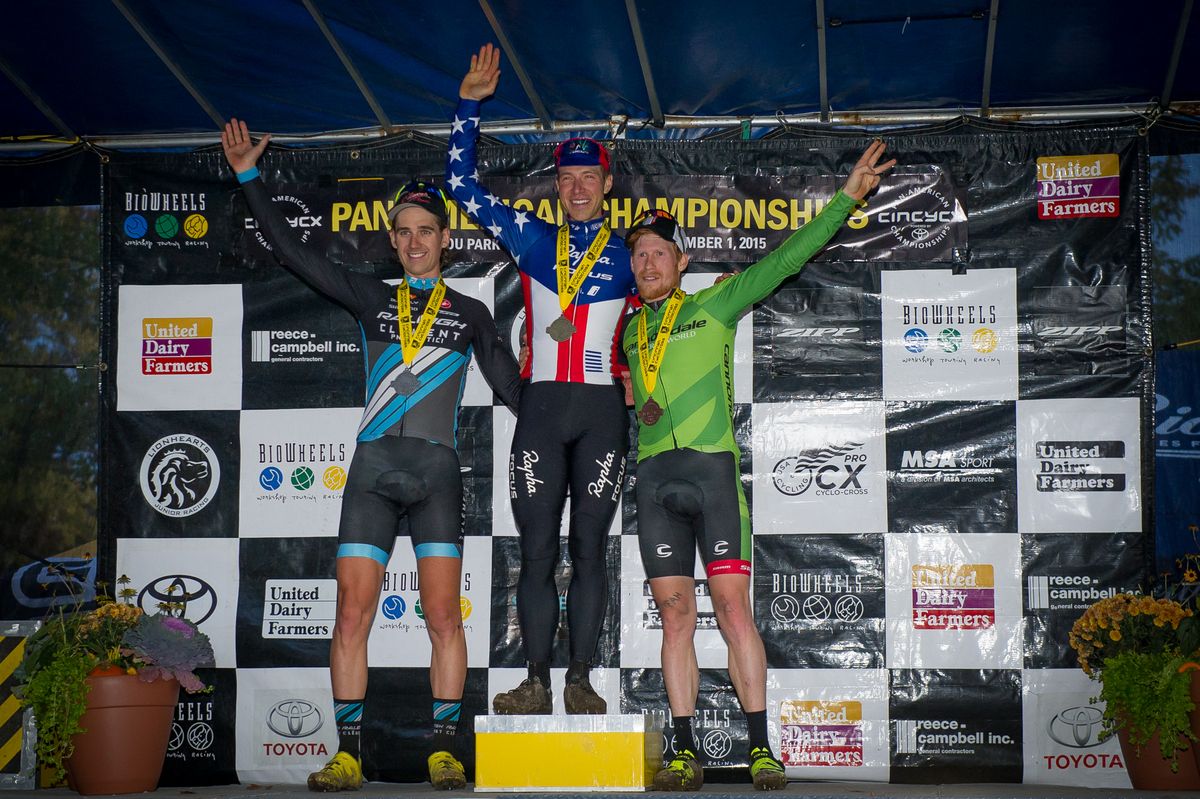 The men's Pan Am podium