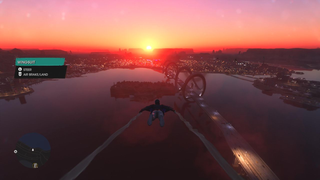 Wingsuiting in Saints Row