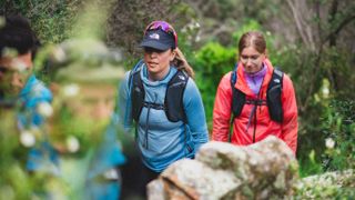 Women hiking in Corsica