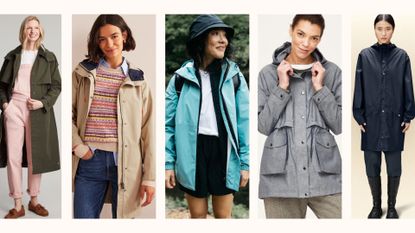 best waterproof jackets for women: Joules, Boden, Finisterre, Thought, Rains