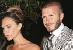 Marie Claire celebrity photos: Victoria Beckhams birthday party, David &amp; Victoria Beckham