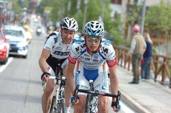 Diquigiovanni's Francesco de Bonis hung on tenaciously, but could not stay with Voigt and Bellotti on the steep parts.