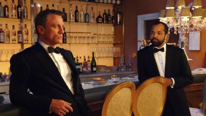 Daniel Craig and Jeffrey Wright as James Bond and Felix Leiter in Casino Royale